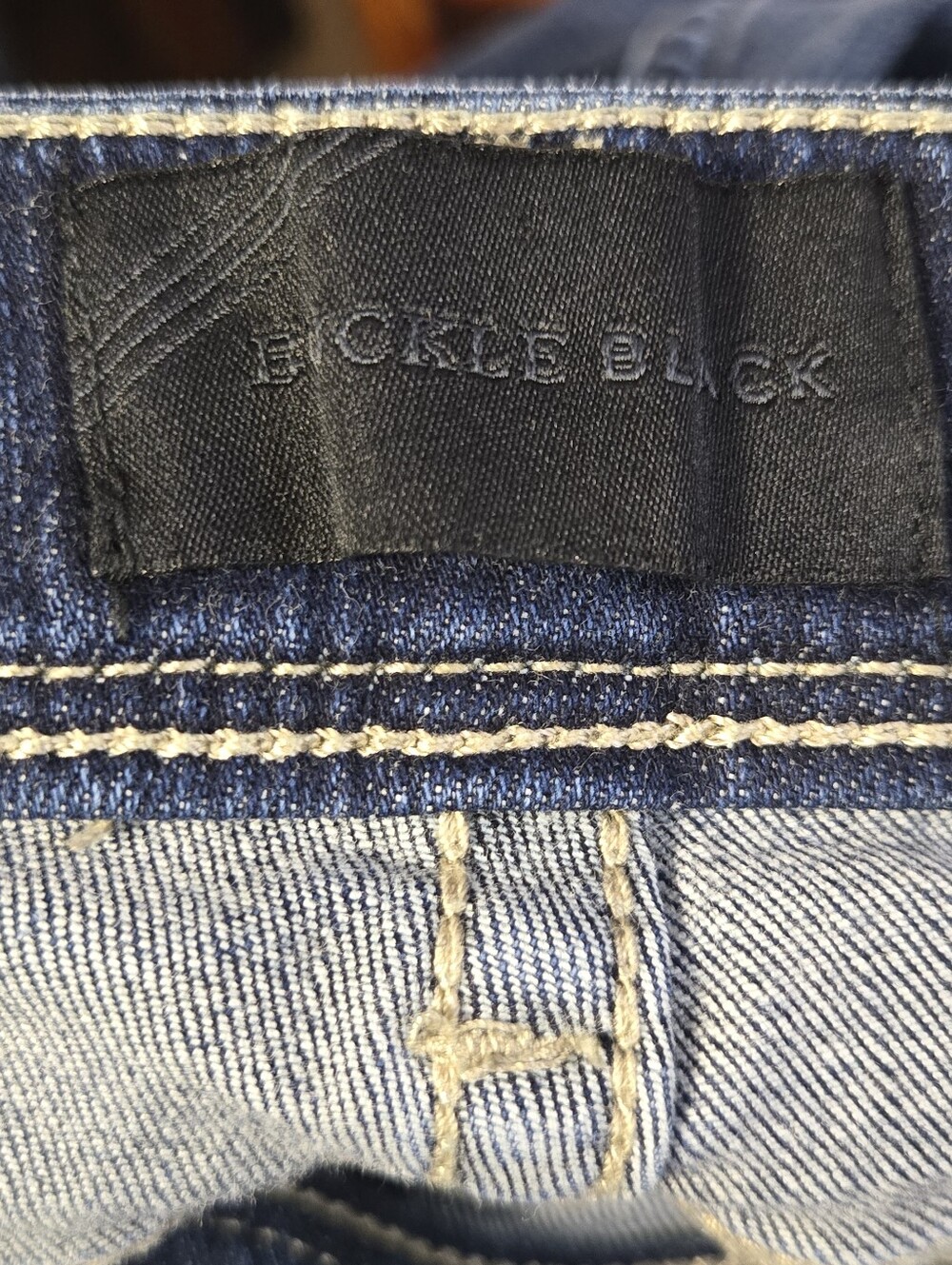 Buckle Black Bootcut Dark Blue Jean Low Rise Size 27 X 32 Fit No. 53 - Picture 2 of 12